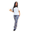 Women's white summer pajamas