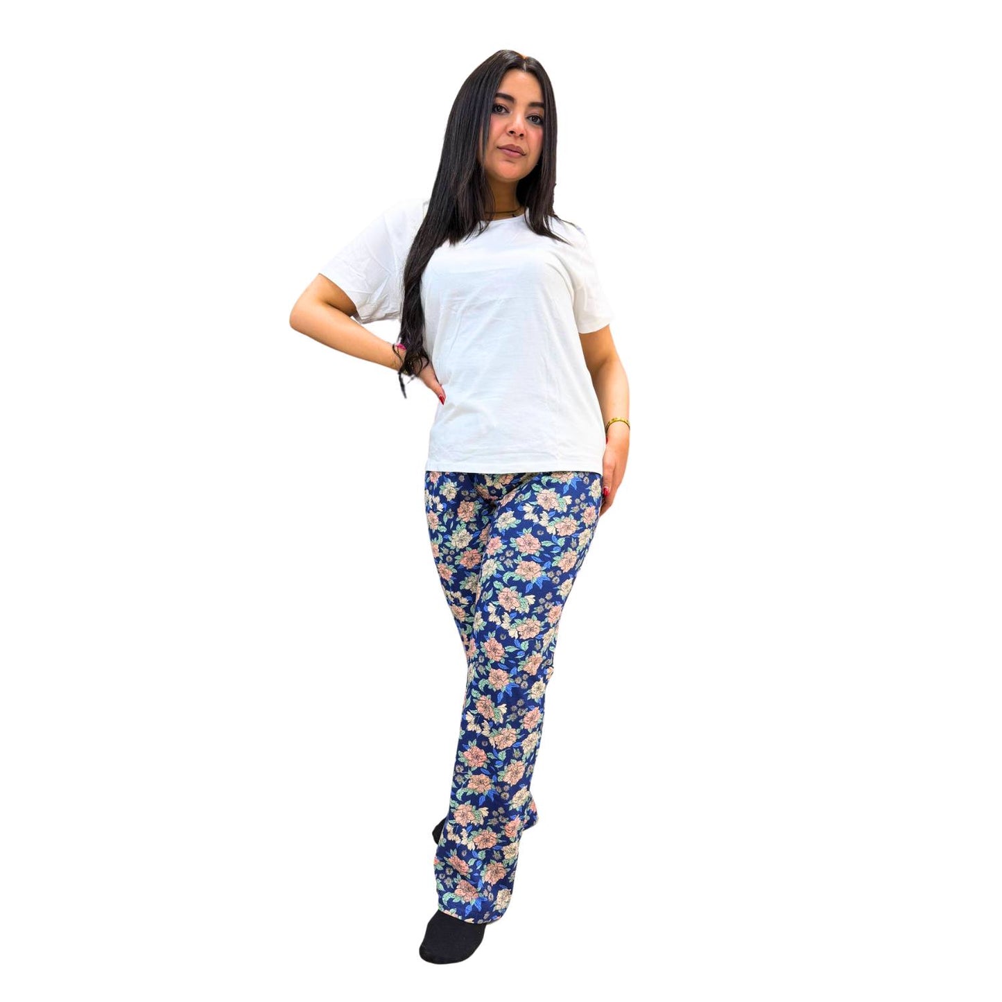 Women's white summer pajamas