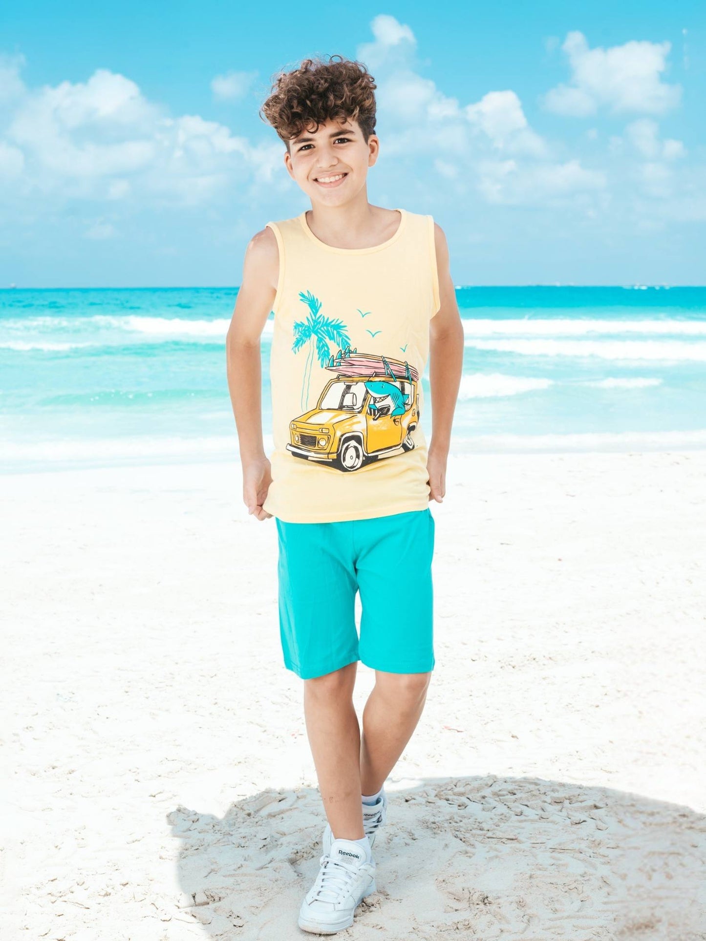 Boys' Beach Adventure Summer Pajamas