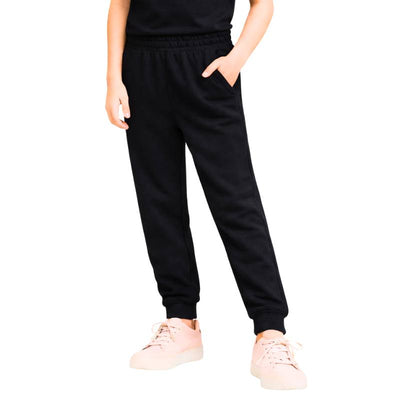 Girls' black winter lined pants