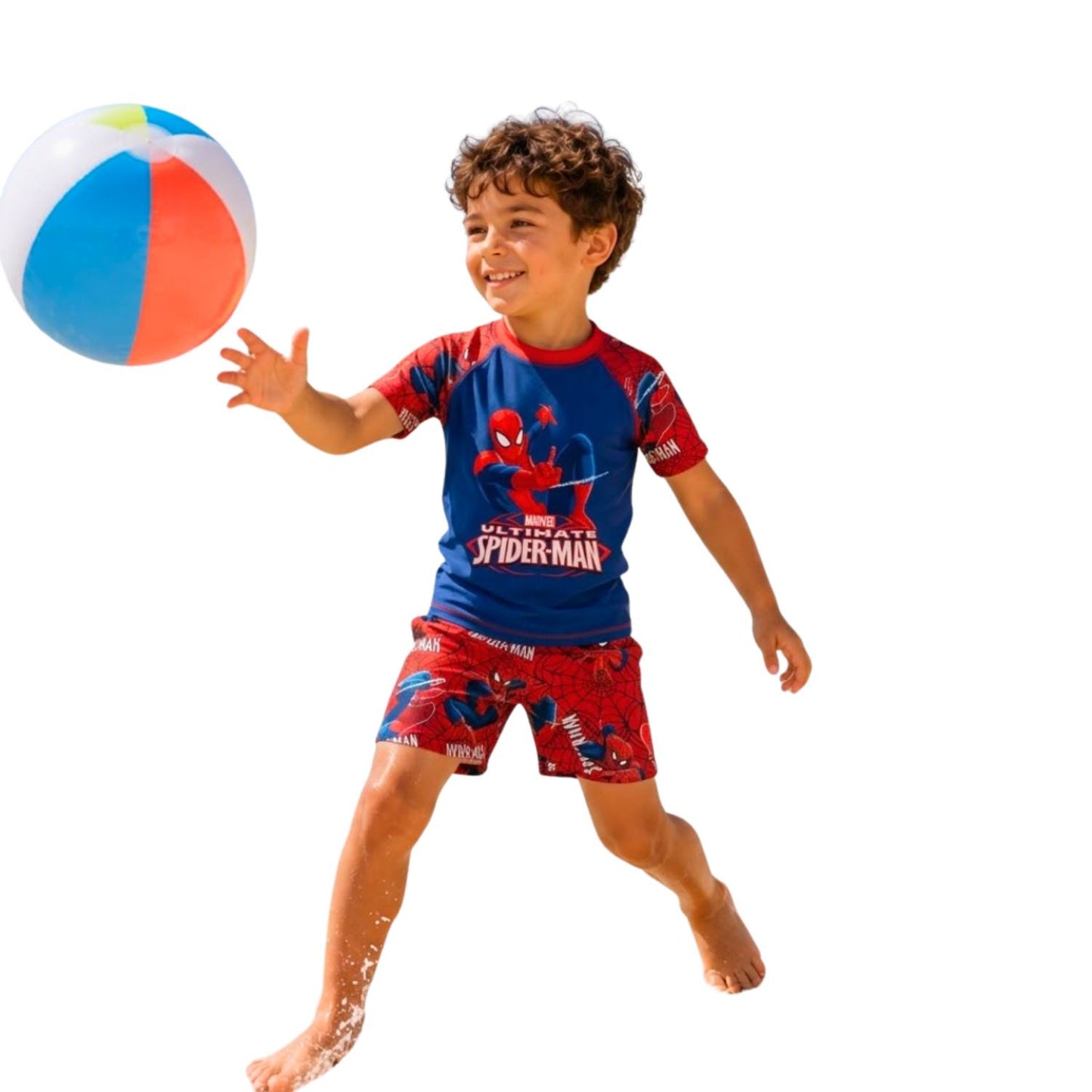 Cotton Hub Web Force Boys' Summer Swimsuit