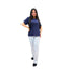 Women's navy summer pajamas