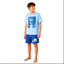 Blue Vibez Boys' Summer Outfit Set