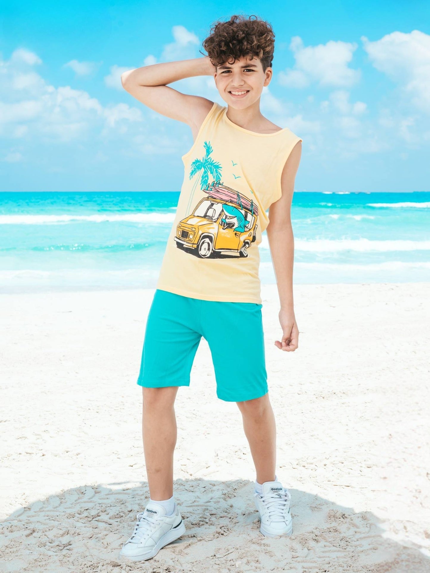 Boys' Beach Adventure Summer Pajamas