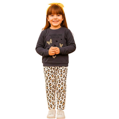 طقم خروج 4 خريفي بناتي