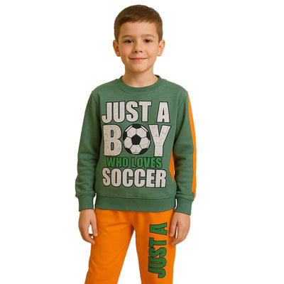 بيجامة حب الكرة 0 أولادي