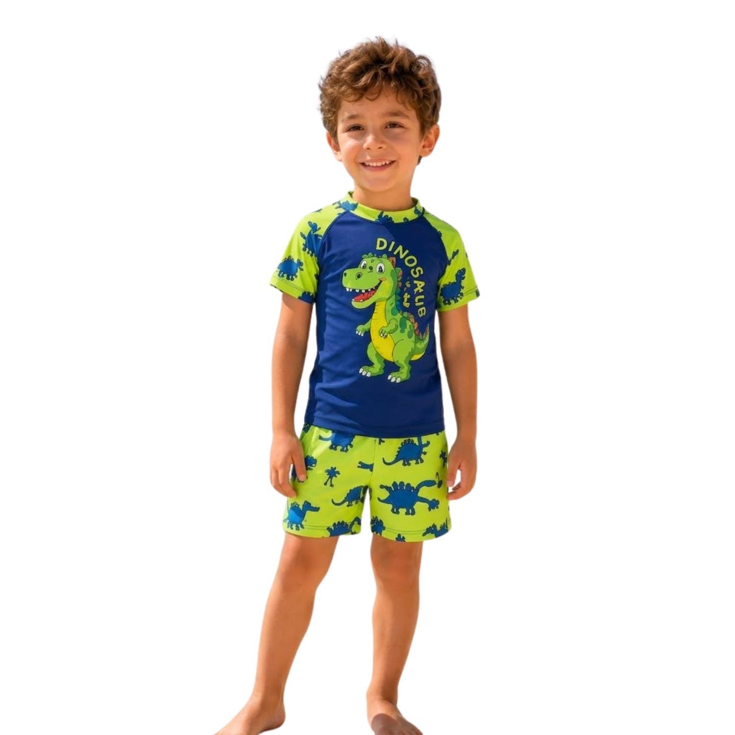 Cotton Hub Dino Trek Summer Swimsuit for Boys