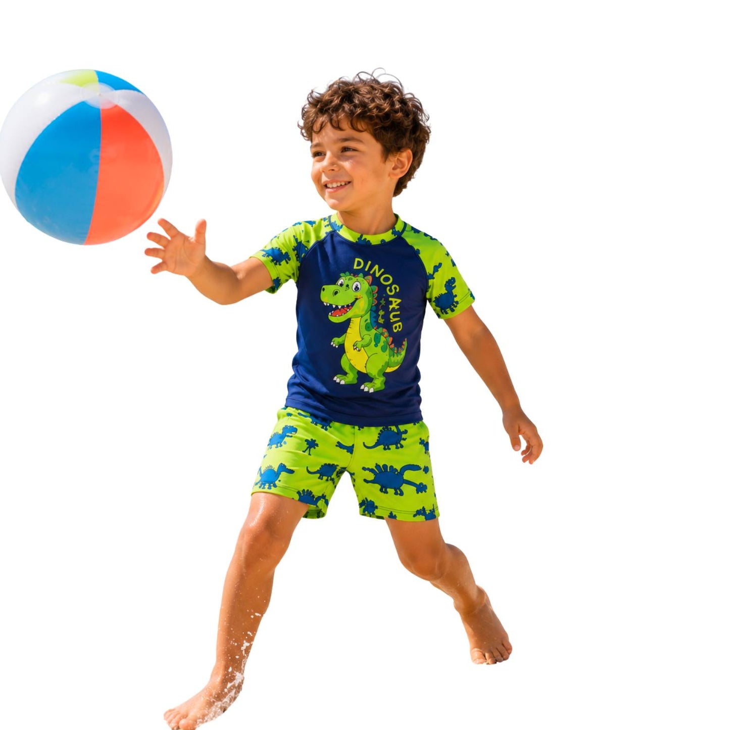 Cotton Hub Dino Trek Summer Swimsuit for Boys