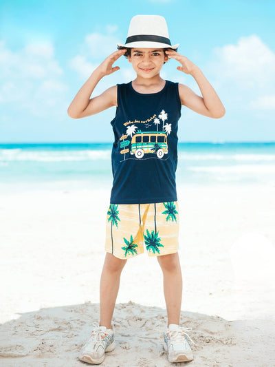 Boys' Summer Tropical Surf Club Pajamas