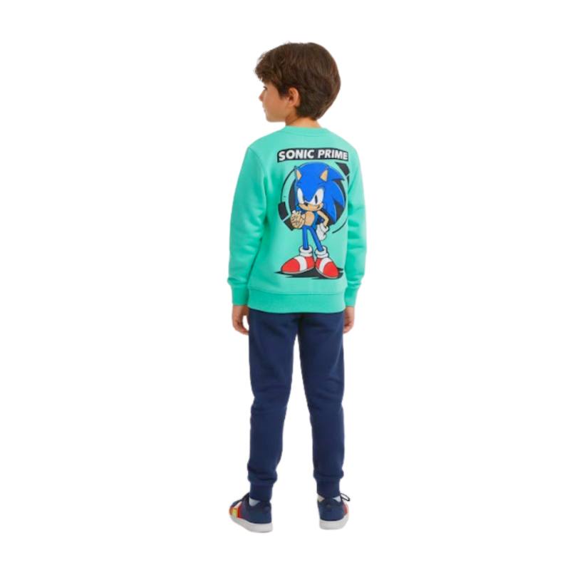 Sonic Beige Winter Pajamas for Boys