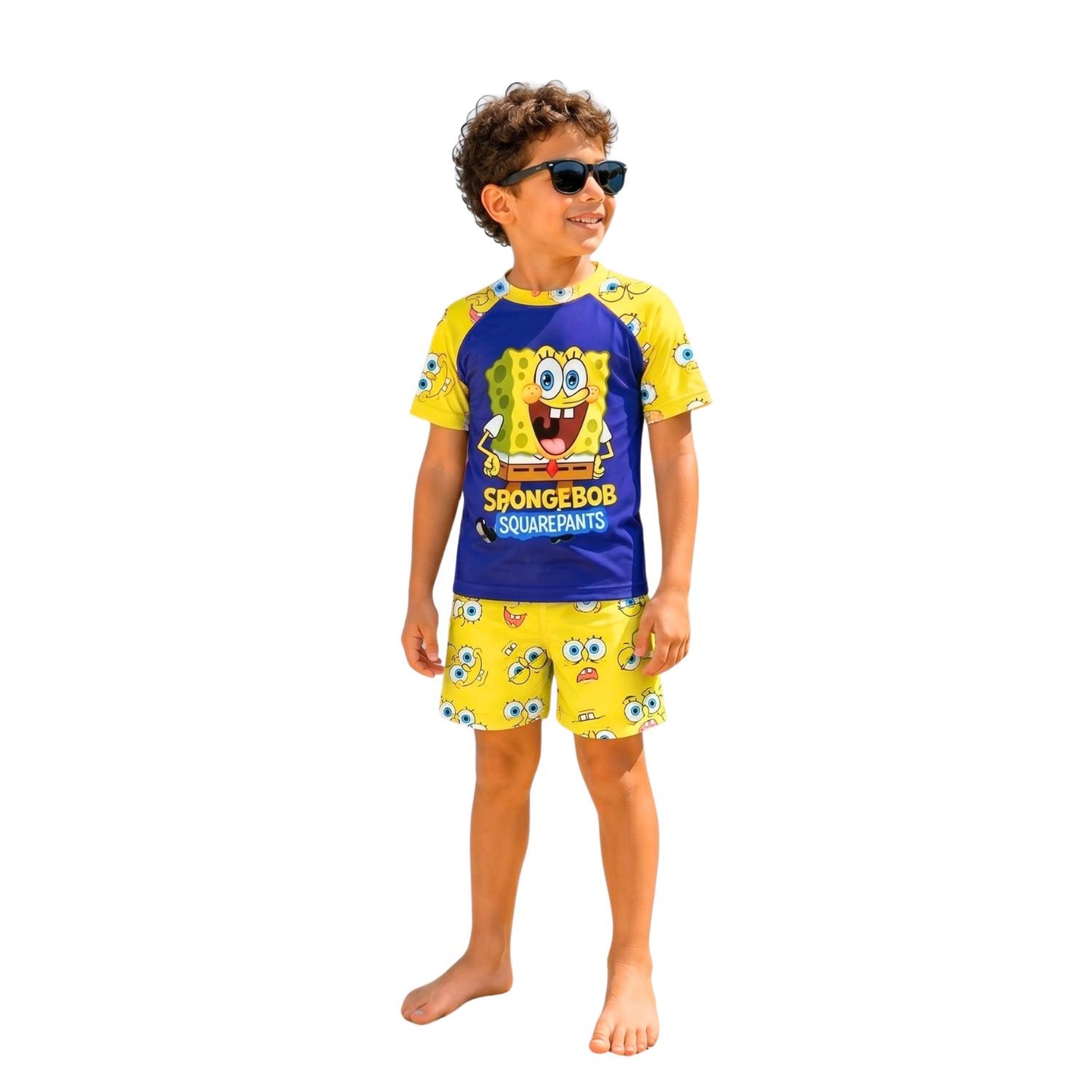مايوه كوتون هاب Sunny Splash صيفي أولادي