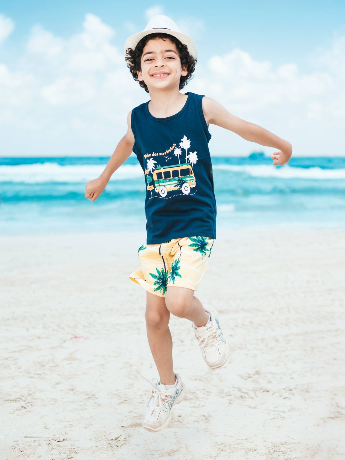 Boys' Summer Tropical Surf Club Pajamas