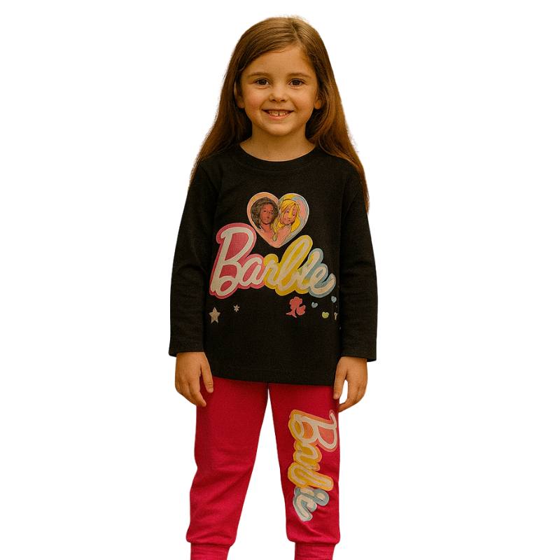 بيجامة باربي 2 خريفي بناتي