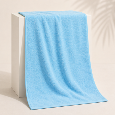 Sky Blue Bath Towel