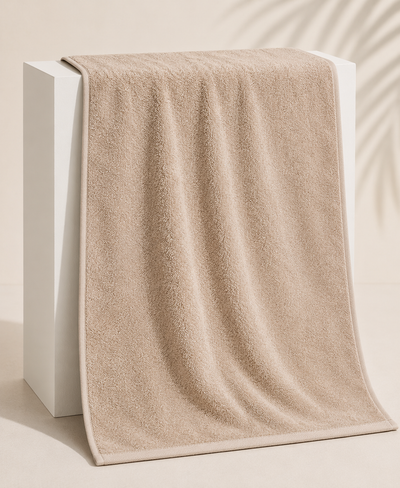 Beige Bath Towel