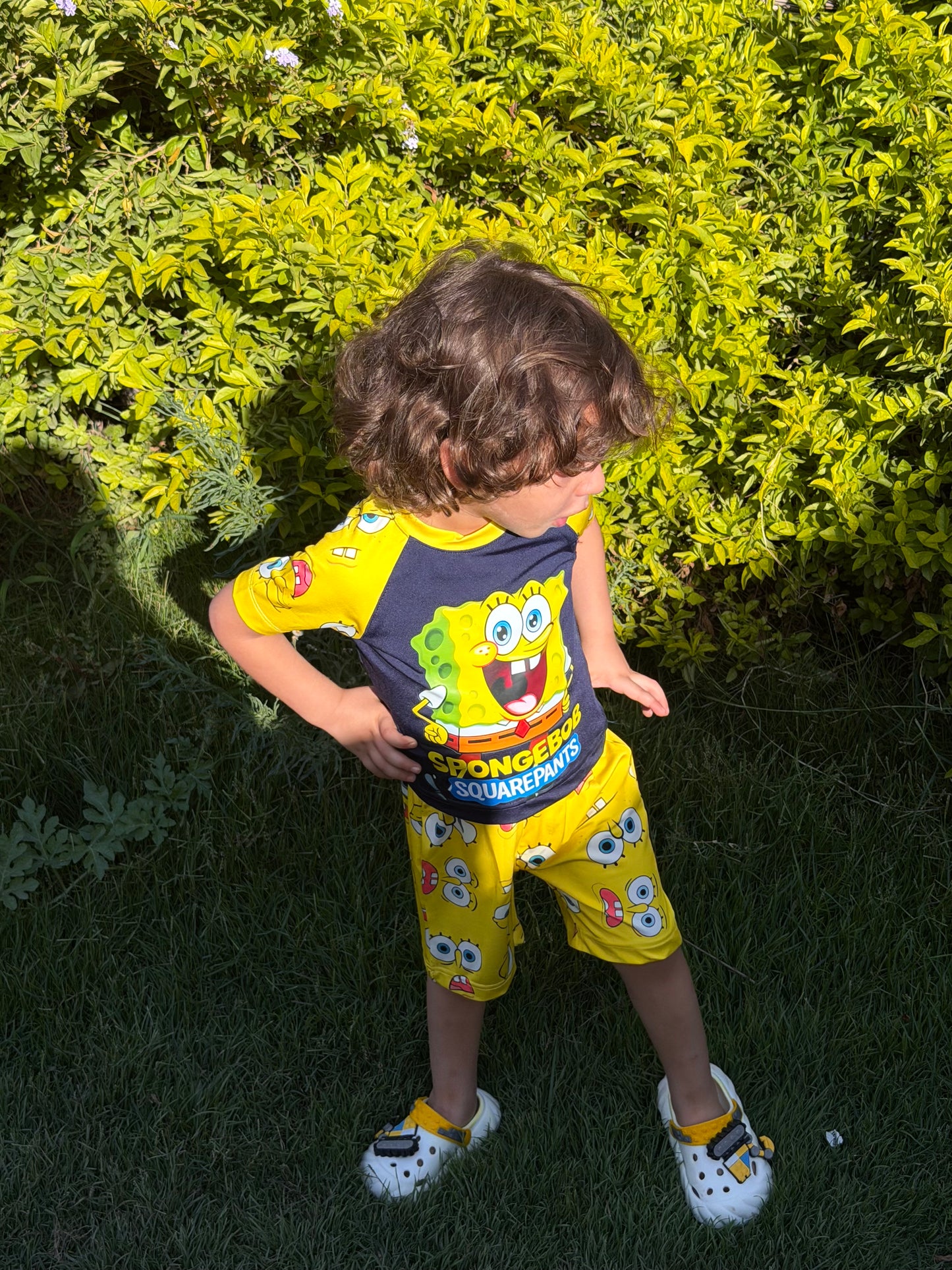 مايوه كوتون هاب Sunny Splash قطعتين أولادي