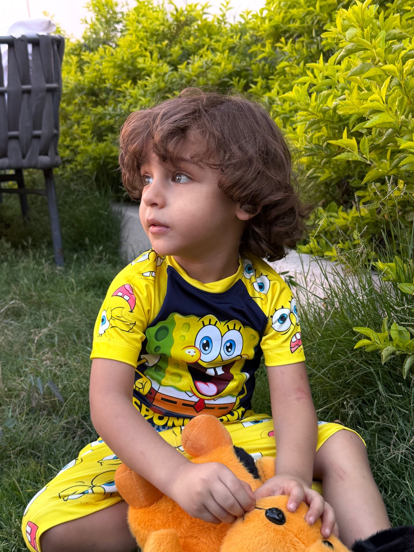 مايوه كوتون هاب Sunny Splash قطعتين أولادي