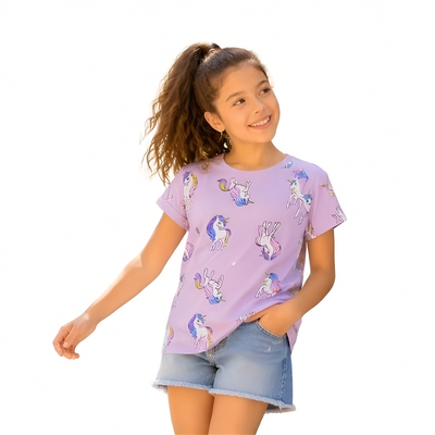 تيشيرت Unicorn Dream صيفي بناتي