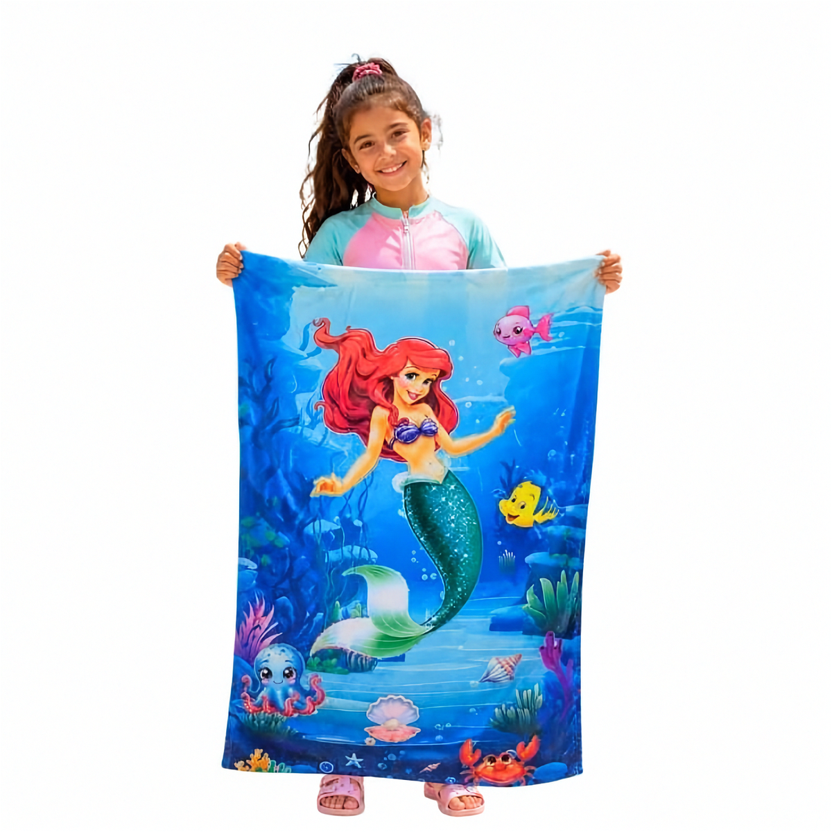 بشكير Ariel Mermaid Beach بناتي