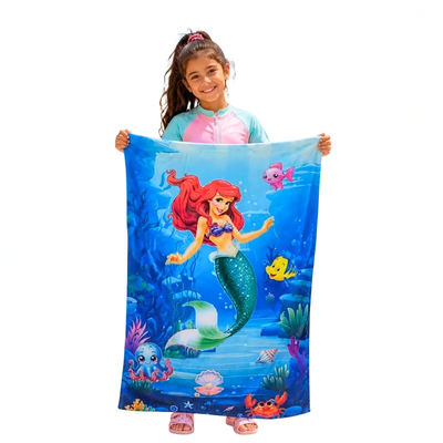 بشكير Ariel Mermaid Beach بناتي