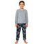 Boys' winter raccoon pajamas