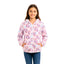 Girls' winter unicorn sweatshirt