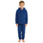Navy blue winter pajamas for boys