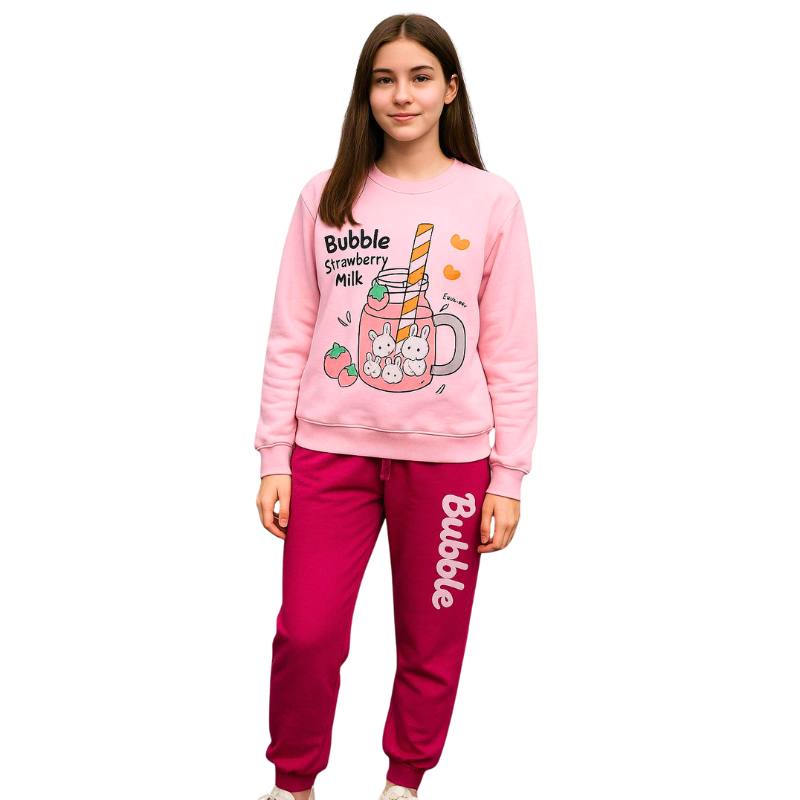 Girls' winter boba pajamas