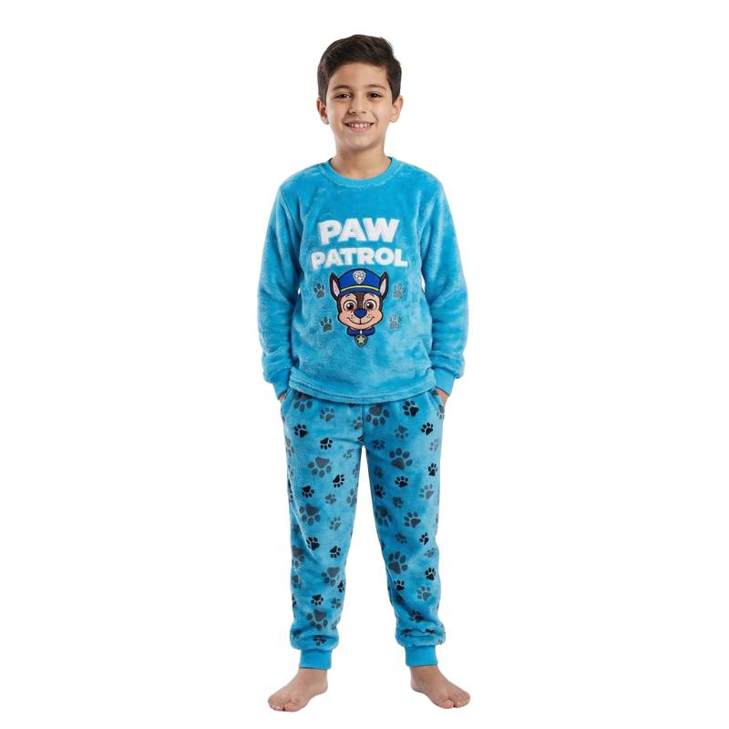 Paw Patrol blue winter pajamas for boys