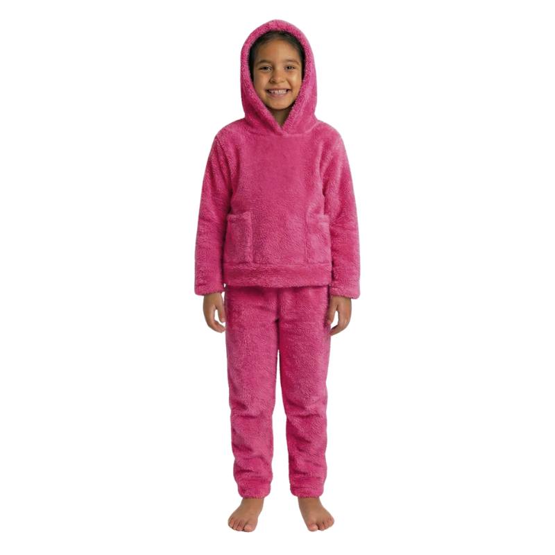 بيجامة فوشيا شتوي بناتي