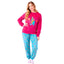 Girls' winter seashell pajamas