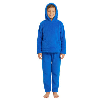 Boys' winter blue pajamas