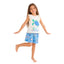 Girls' Ocean Turtle Summer Pajamas