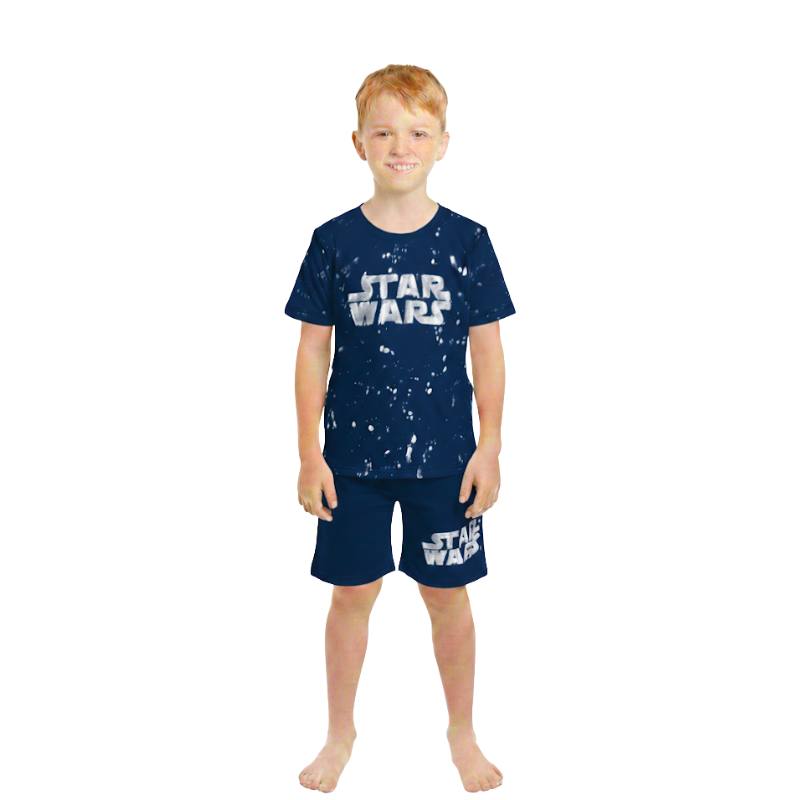 بيجامة ستار وورز صيفي أولادي