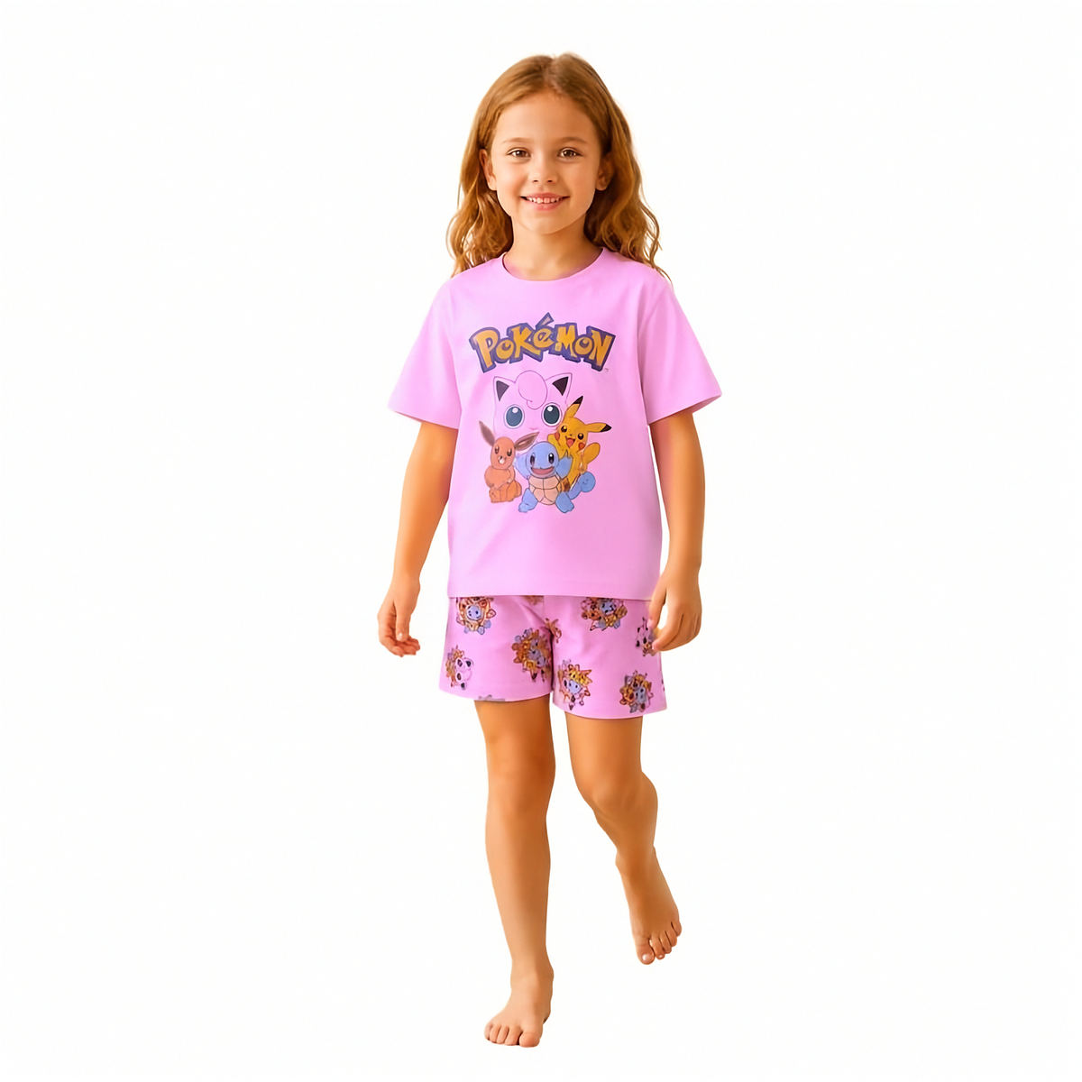 Girls' Pikachu Summer Pajamas