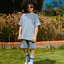 Boys' Oversize Grey Summer Outfit Set