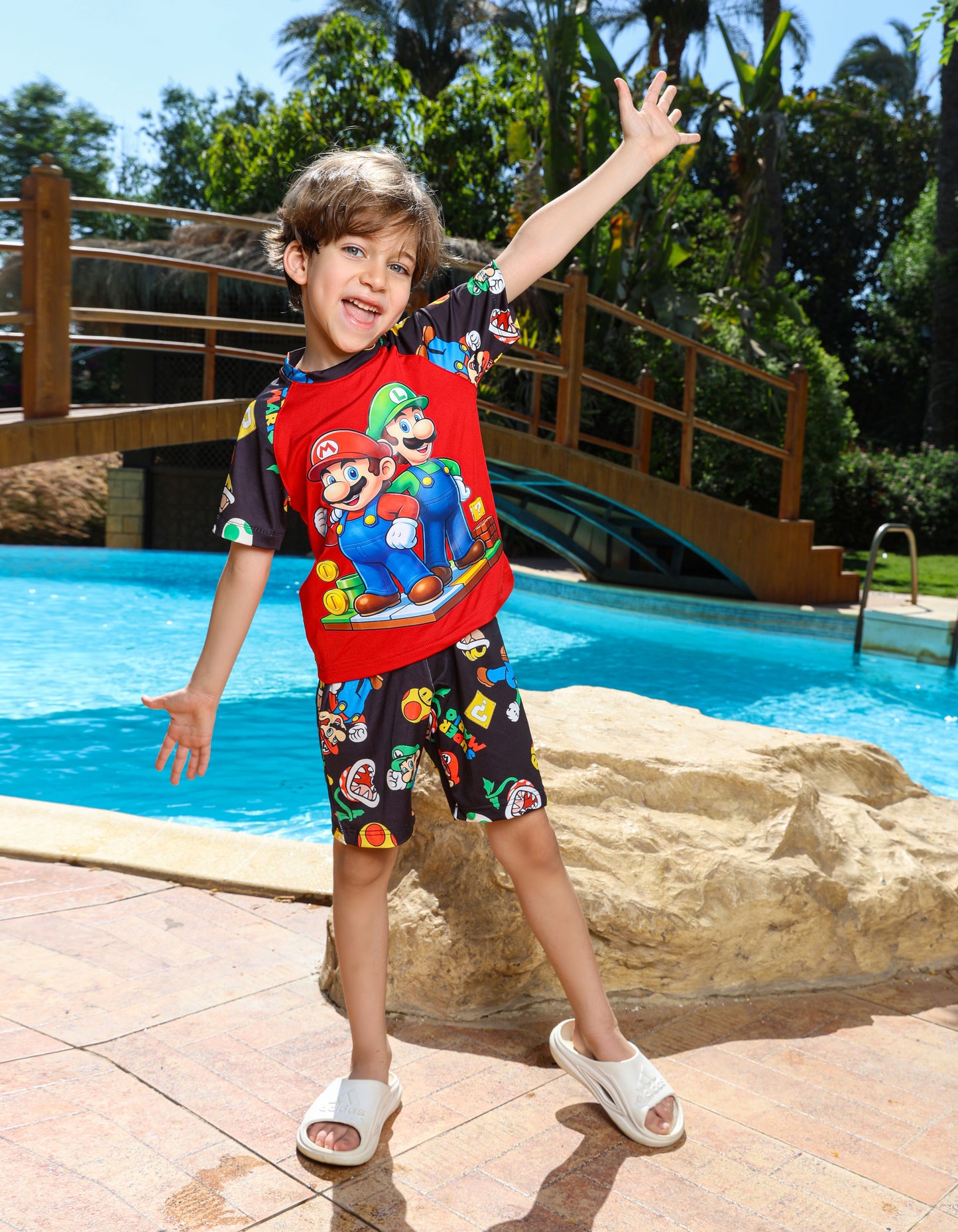 Cotton Hub Fun Quest Summer Swimsuit for Boys