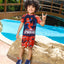 Boys' Cotton Hub Web Force Two-Piece Swimsuit