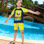 مايوه كوتون هاب Sunny Splash قطعتين أولادي