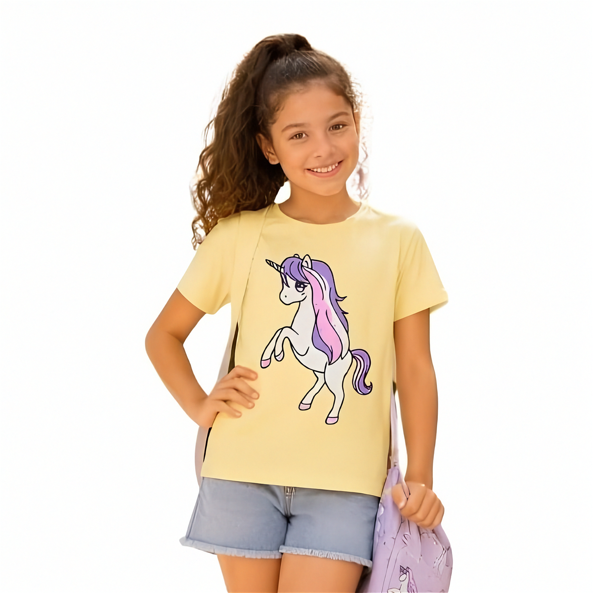 تيشيرت Little Unicorn صيفي بناتي