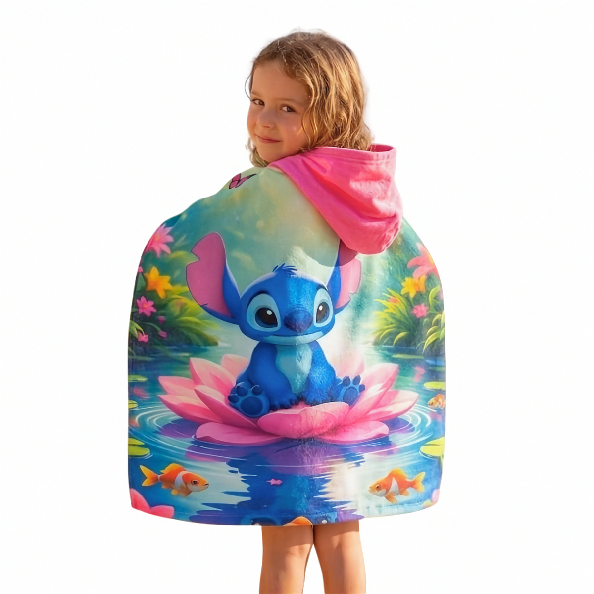 بونشو Stitch Blossom بناتي صيفي