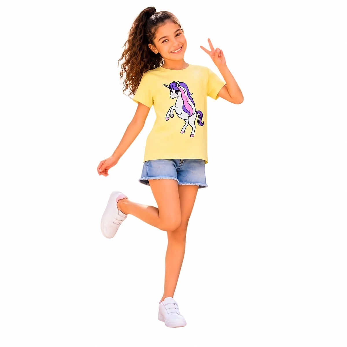 تيشيرت Little Unicorn صيفي بناتي